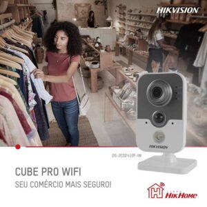 Câmera Cube Pro Wifi DS-CD2410F-IW