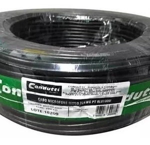 Cabo Alta Isolação 1mm (7mm) 100m Preto