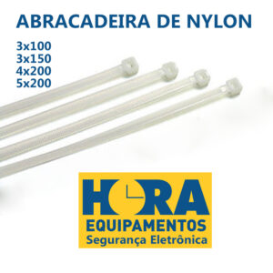 Abraçadeira Nylon Branca