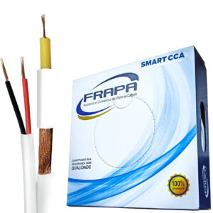 Cabo Coaxial 4mm Flexível Bipolar