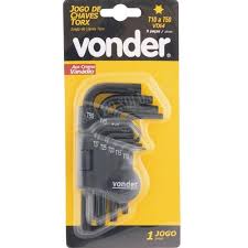 Conjunto Chave HEXALOBULAR c/9pç.